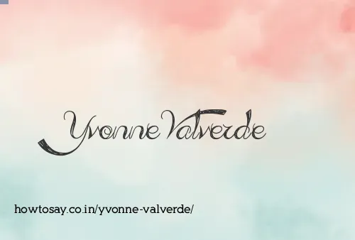 Yvonne Valverde