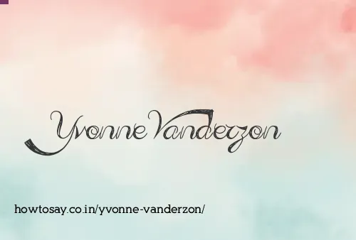 Yvonne Vanderzon