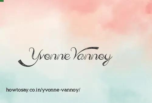 Yvonne Vannoy