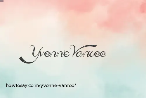 Yvonne Vanroo