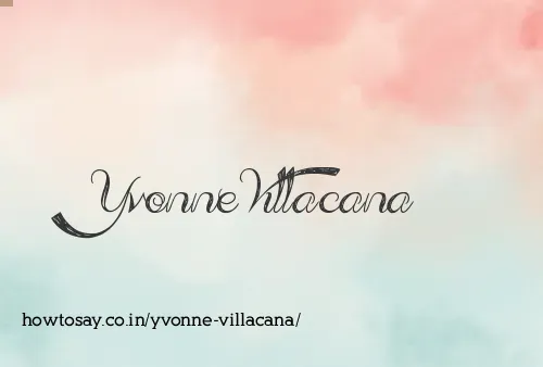 Yvonne Villacana