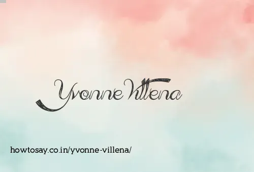 Yvonne Villena