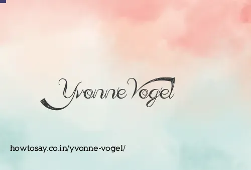 Yvonne Vogel