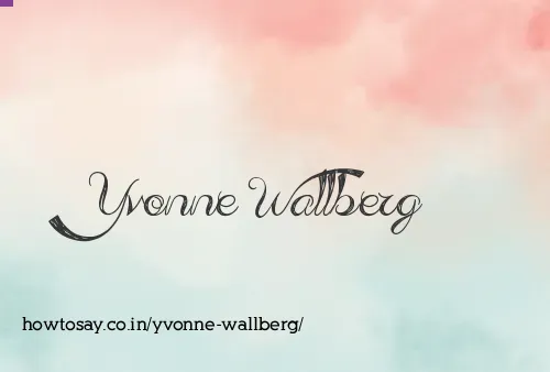 Yvonne Wallberg