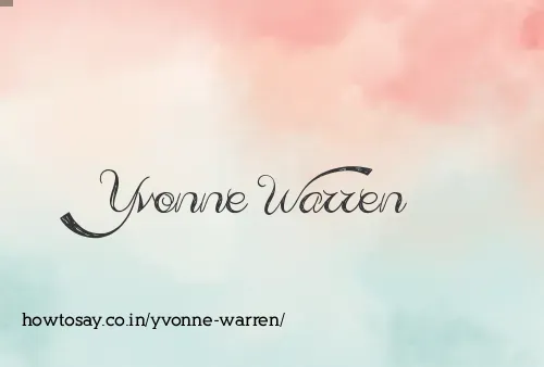Yvonne Warren