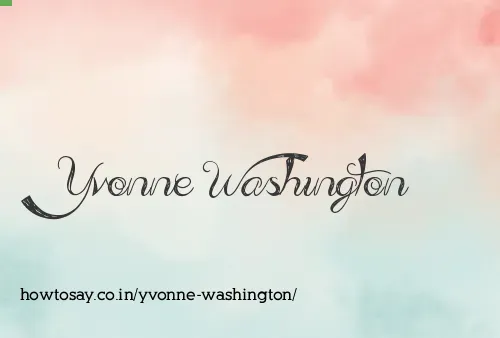 Yvonne Washington