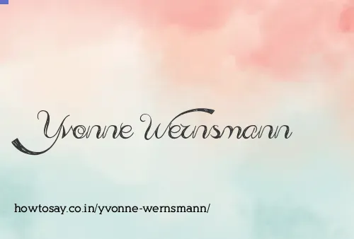 Yvonne Wernsmann