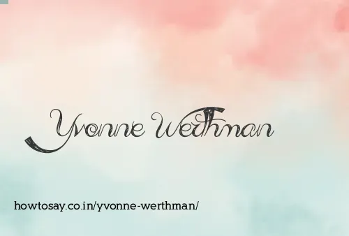 Yvonne Werthman