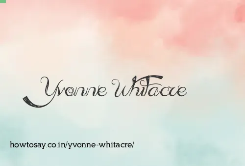 Yvonne Whitacre