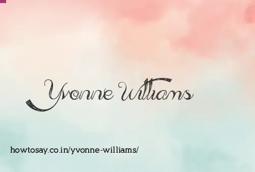 Yvonne Williams