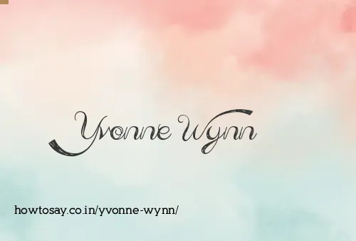 Yvonne Wynn