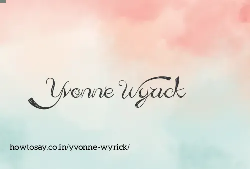 Yvonne Wyrick