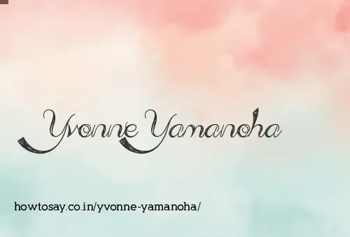 Yvonne Yamanoha
