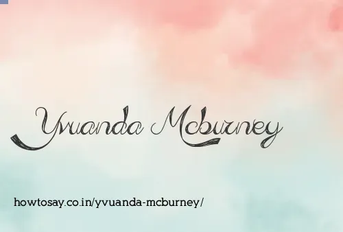 Yvuanda Mcburney