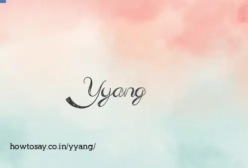 Yyang