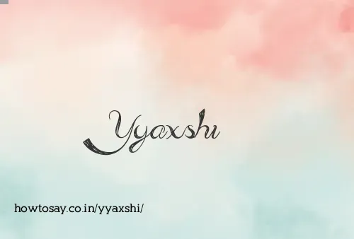 Yyaxshi