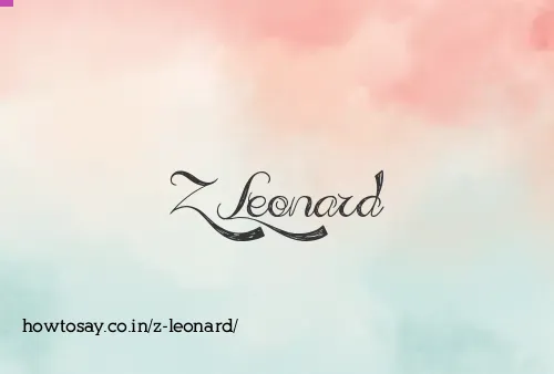 Z Leonard