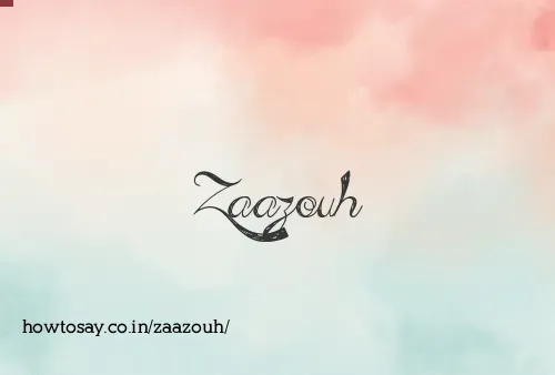 Zaazouh