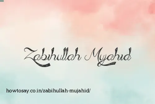 Zabihullah Mujahid