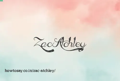 Zac Atchley