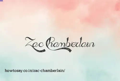 Zac Chamberlain