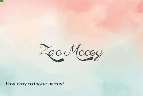 Zac Mccoy