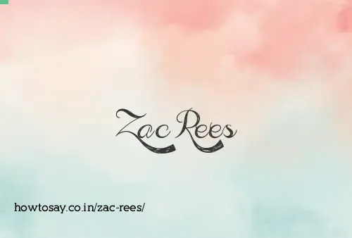 Zac Rees
