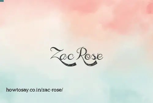 Zac Rose