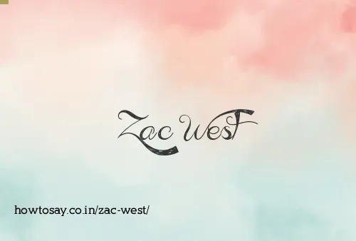 Zac West