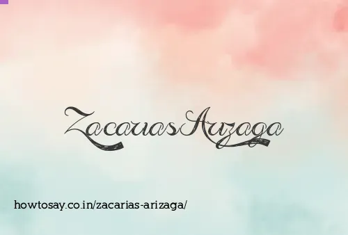 Zacarias Arizaga