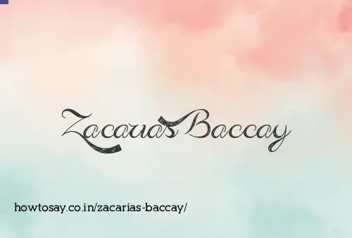 Zacarias Baccay