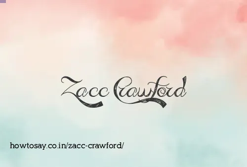 Zacc Crawford
