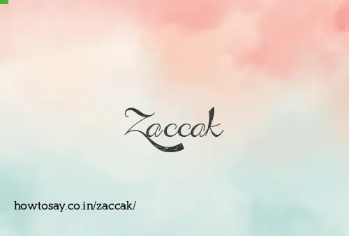 Zaccak