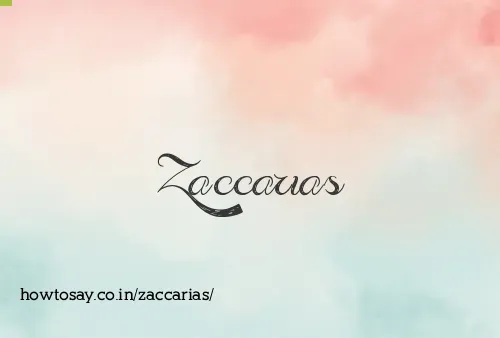 Zaccarias