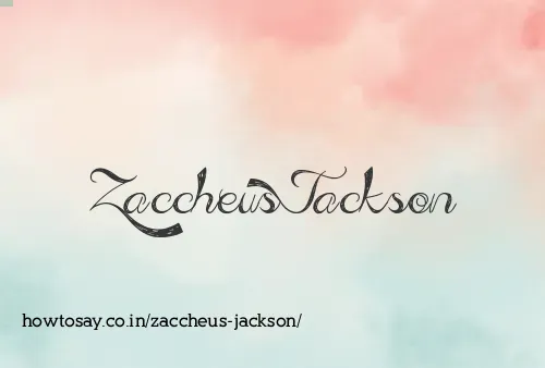 Zaccheus Jackson