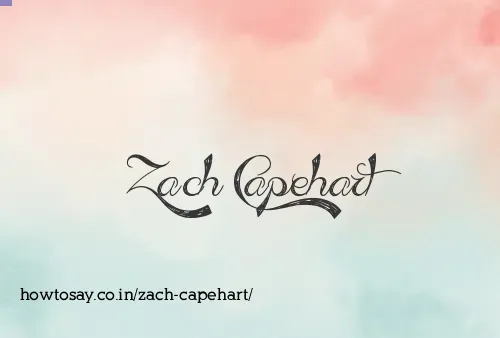 Zach Capehart