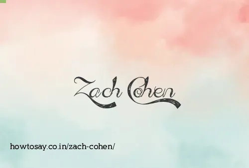 Zach Cohen