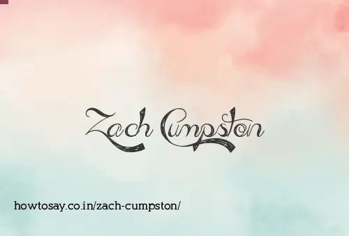 Zach Cumpston