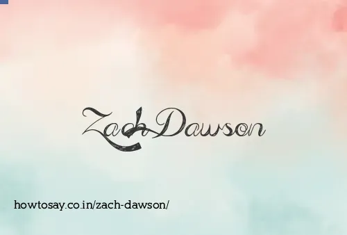 Zach Dawson