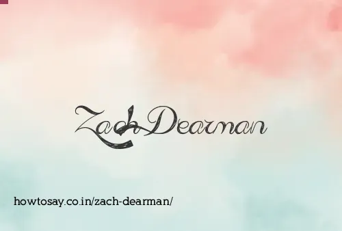 Zach Dearman