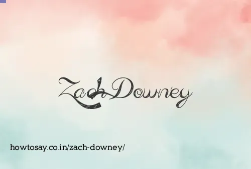 Zach Downey