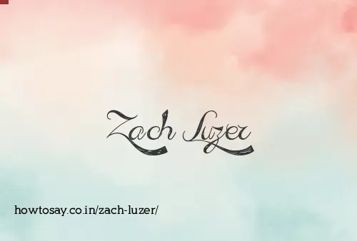 Zach Luzer
