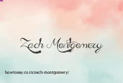 Zach Montgomery