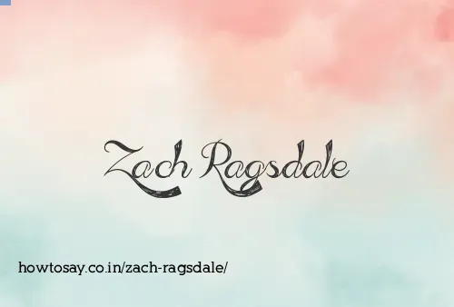 Zach Ragsdale