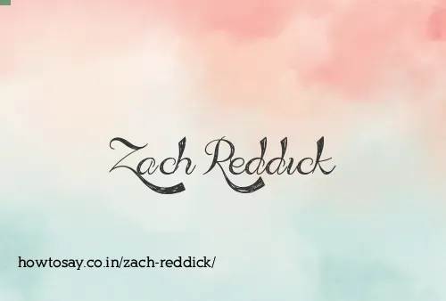 Zach Reddick