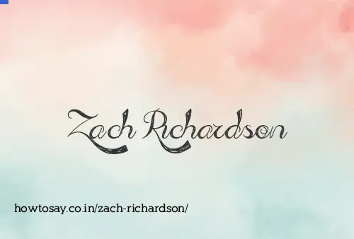 Zach Richardson
