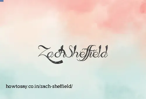 Zach Sheffield