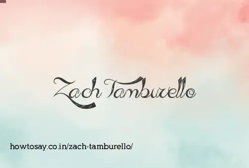 Zach Tamburello