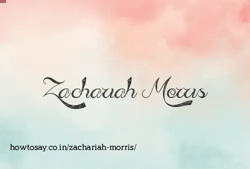 Zachariah Morris