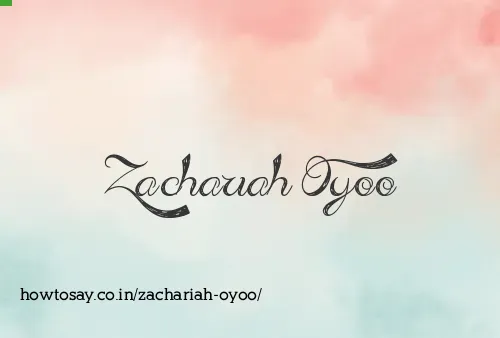 Zachariah Oyoo